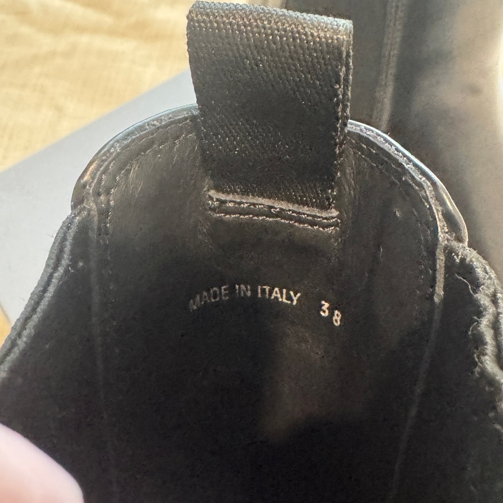Prada Black Ankle Boots with Chunky Sole- Worn once! - Picture 3 of 5